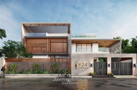 Modern Elevation Residence Facade Design Ideas Aastitva Modern