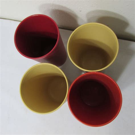 Tupperware Tumblers Set Of 4 Vintage 12 Ounces Drinking Etsy Nederland