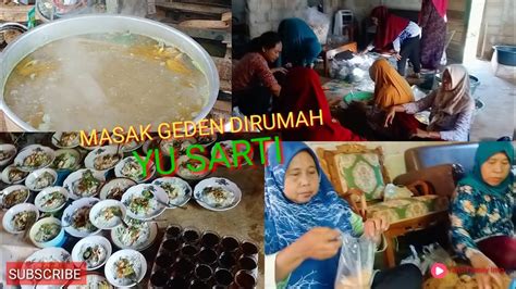 BERANGKAT SUBUH DIANTER MAS BOJO MASAK GEDEN DIRUMAH YU SARTI