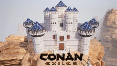 Conan Exiles Building A Fairytale Castle Speed Build Youtube