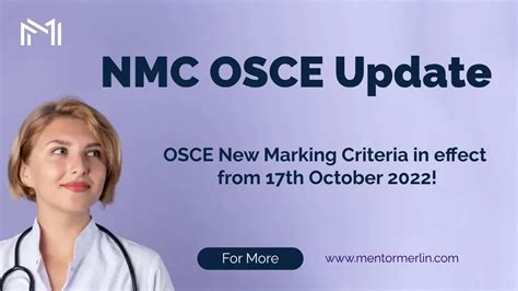 NMC OSCE Updates New Marking Criteria 2022