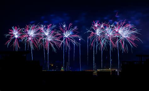 On October 1 2019 China National Day Fireworks Display Tiananmen Square ...