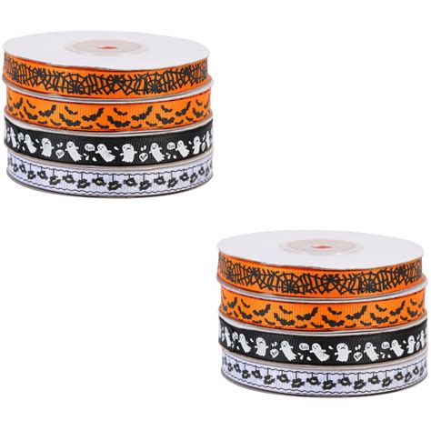 Gifts 8 Rolls Halloween Favors DIY Ribbon For Webbing Decorations