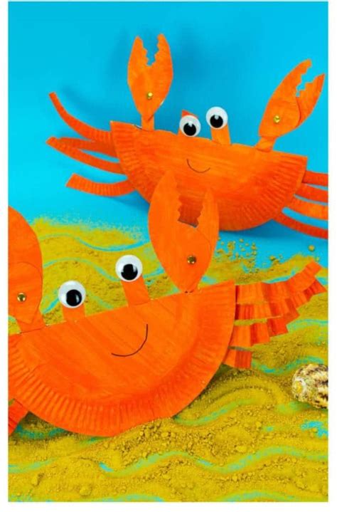 19 Easy Crab Kid Crafts Fun Beach Ocean Theme A Crafty Life