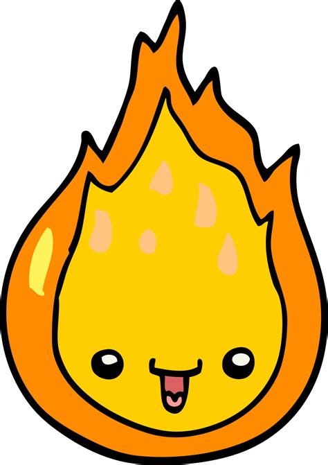 Cartoon Flame Drawing 47100223 Png
