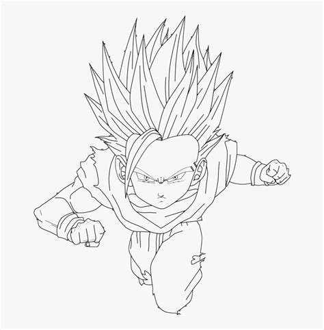 Recolectar Imagen Dibujos Para Colorear De Gohan Ssj