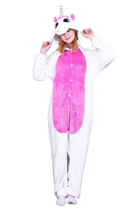 PIJAMA KIGURUMI UNICORNIO BLANCO ADULTO Invierno Tomás Accesorios