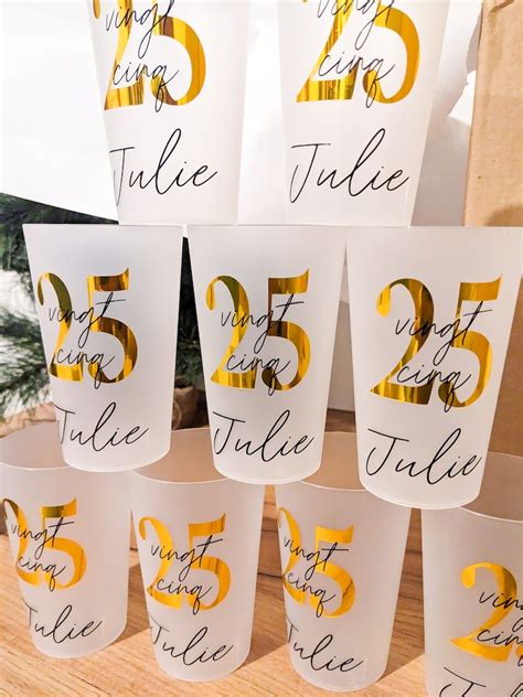 Personalisierter Becher Geburtstag Taufe Personalisiertes Glas