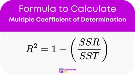 Multiple Coefficient Of Determination Calculator Online