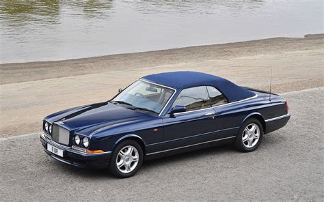 Картинка Bentley 1995 2002 Azure синяя авто Металлик 1920x1200