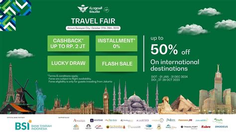 Saudia Travel Fair Pertama Di Indonesia Oktober Atrium