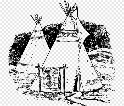 Great Plains Plains Indianen Tipi Inheemse Amerikanen In De Verenigde