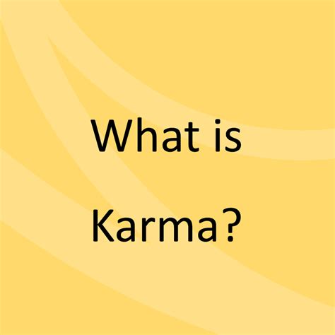 What Is Karma Lead A Normal Life