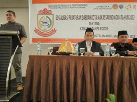 Legislator Makassar Azwar Tekankan Pentingnya Terapkan Perda Kawasan