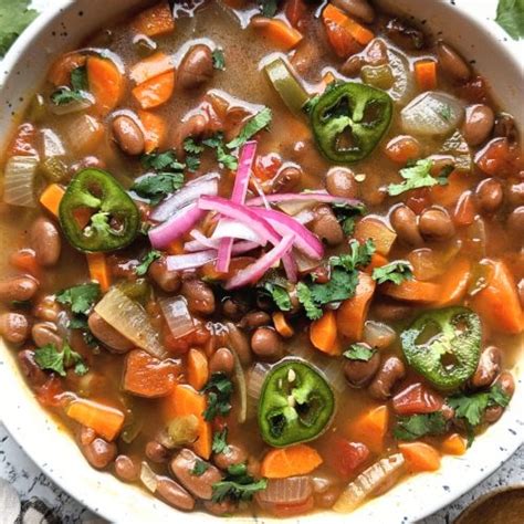 Pinto Bean Soup Recipe Vegan Vegetarian