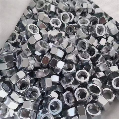 Din Hex Nut Custom Carbon Steel Galvanized Bolts And Nuts Stainless