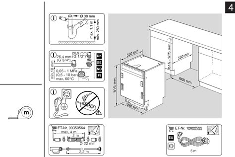 BOSCH SMH6TCX01E 38 Dishwasher Instruction Manual