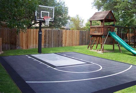 Diy Backyard Basketball Court Pavers