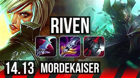 RIVEN Vs MORDEKAISER TOP 2000 Games 6 Solo Kills 8 2 4 Comeback