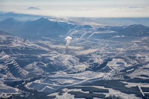 Aerial Photo Teck Coal Line Creek Mine