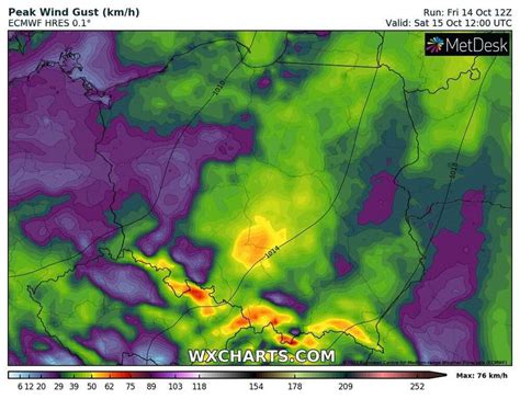 Pogoda Na Pa Dziernika Ciep Y Front Atmosferyczny Nad Polsk