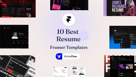 Best Resume Framer Templates In