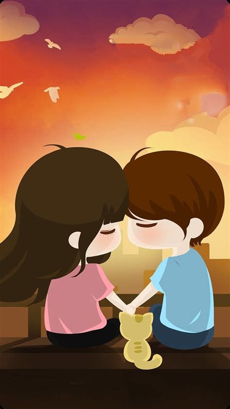 Cute Anime Couple Wallpapers Wallpaper Cave C