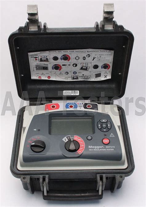 Megger Mit Kv Dc Insulation Resistance Tester Mit Ebay