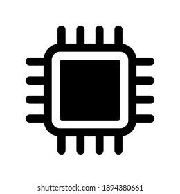 Processor Computer Chip Hardware Soc Icon