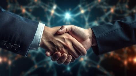 Premium AI Image Businessmen Handshake Deal Concept Generative AI