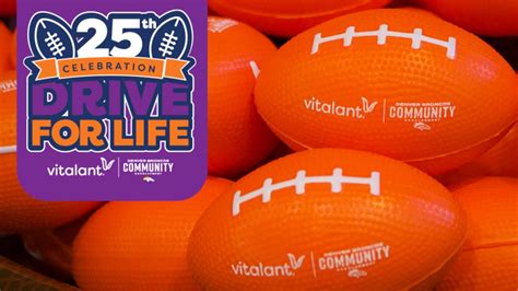 Denver Broncos Vitalant Team For Drive For Life 25 Blood Drive