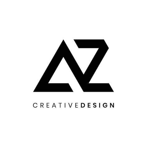 Premium Vector Modern Monogram Letter Az Logo Design Vector