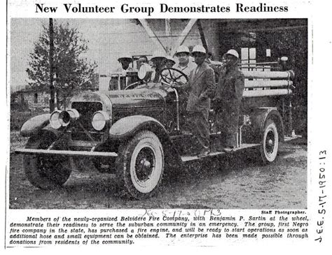 Belvidere Fire Company’s First Engine | Volunteer groups, How to raise ...