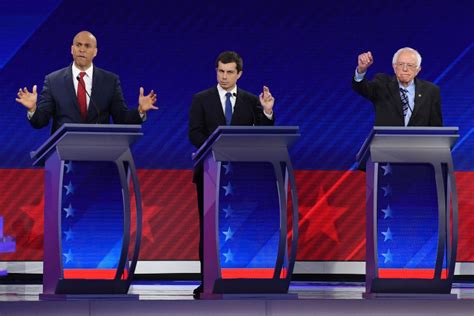 Democratic Debate Live Updates Candidates Spar In October Debate In Ohio