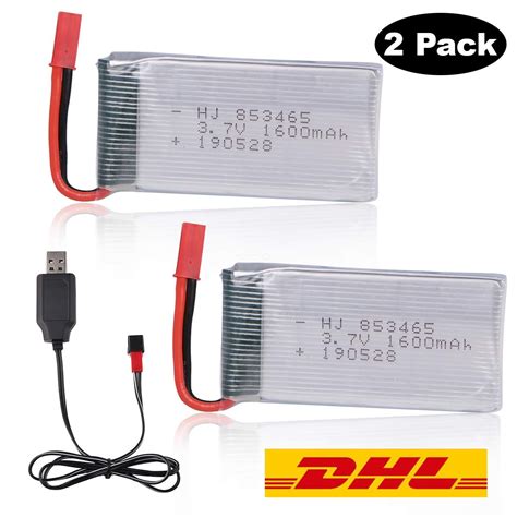 X V Mah Lipo Batterie Akku Jst Stecker Mit Usb Ladekabel F R