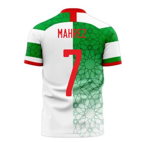 Algeria Home Concept Football Shirt Mahrez Off