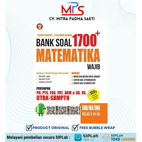 Jual Buku Yrama Widya Plus Bank Soal Matematika Wajib Sma Ma