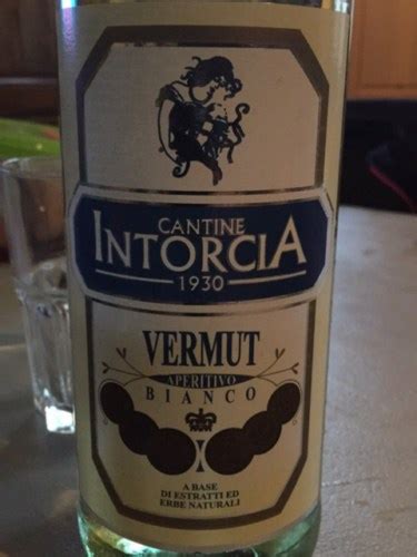 N V Cantine Intorcia Vermut Aperitivo Bianco Vivino US