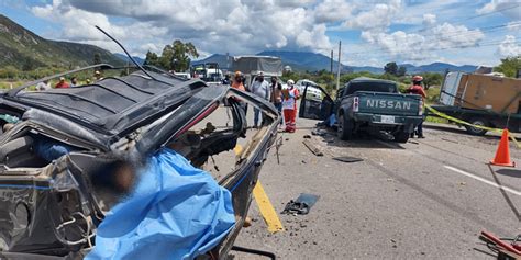 Trágico Choque En Oaxaca Deja Al Menos Dos Muertos Diario Marca