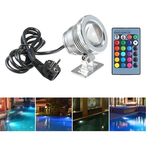 Lampes De Piscine W Light Submersible Pond Ip Avals D Tanch Es