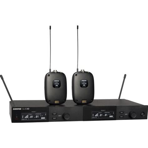 Shure SLXD14D Dual Channel Digital Wireless Bodypack System With No