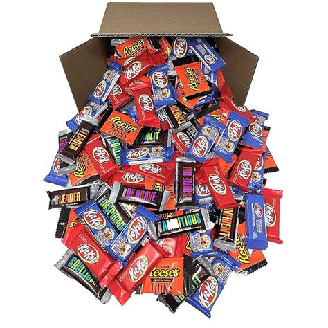 Buy Bulk Chocolate Candy Bar Mix 5 Lb Of Individually Wrapped Milk