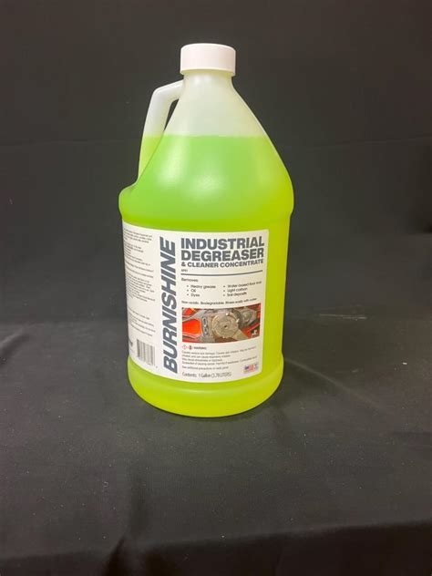 Burnishine Products. Industrial degreaser cleaner concentrate cleans ...