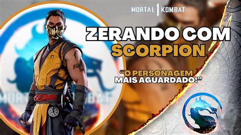 Zerando Com Scorpion No Muito Difícil Mortal Kombat 1 Gameplay Youtube