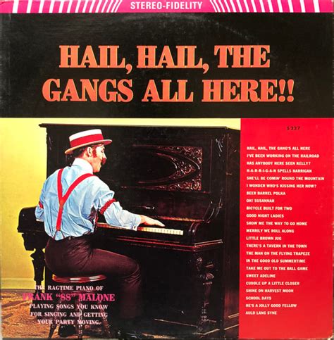 Frank Malone Hail Hail The Gangs All Here Vinyl Discogs