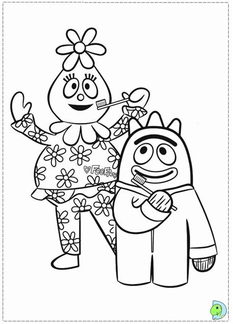 Yo Gabba Plex Coloring Page