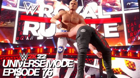 Wwe 2k22 Universe Mode Royal Rumble Part 1 5 76 Youtube