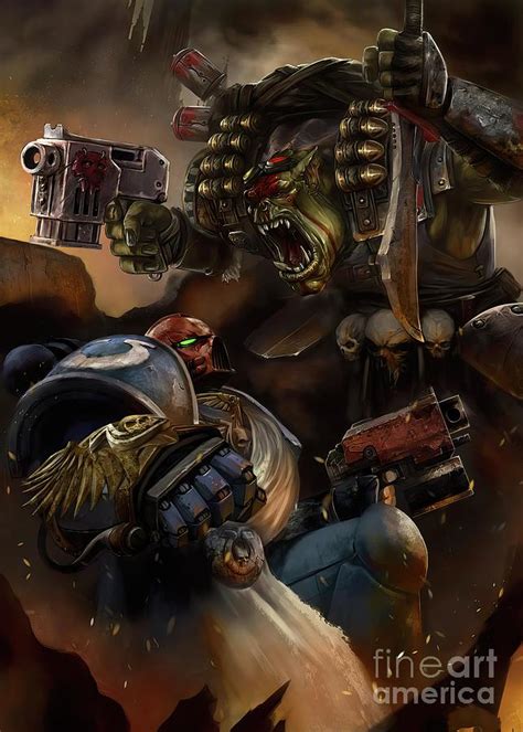 Kommando Nob Vs SM Sergant Digital Art By Tokyo Clinder Fine Art America