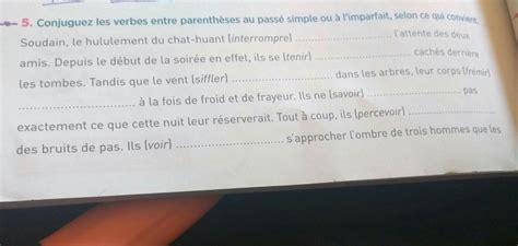 Bonjour Je N Arrive Pas A F Faire Cette Exercice Est Ce Que Quelqu Un