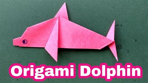 How To Make A Origami Dolphin Easy Origami Dolphin Home Diy Crafts